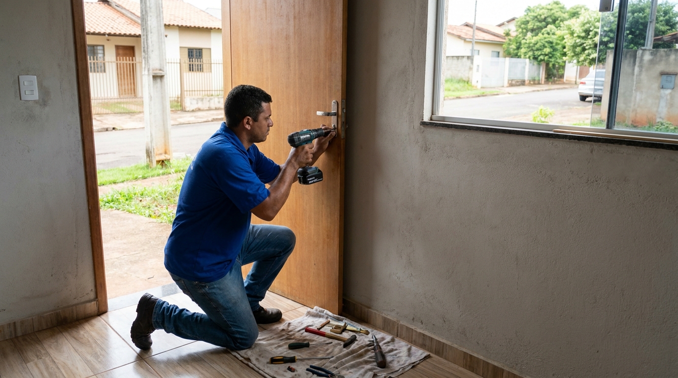 Instalação de Fechadura Residencial profissional em Juiz de Fora‑MG